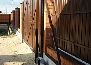 Автоматические откатные ворота, изготовление и монтаж откатных ворот №11